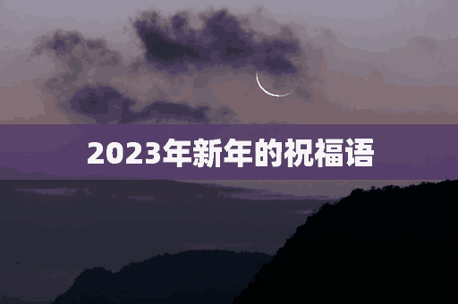 2023年新年的祝福语(2023年新年的祝福语大全简短)